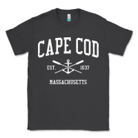 Smoke cape cod ma vintage crossed oars & boat anchor sports sweatshirt Classic Tee - linhVisuals
