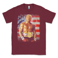 Burgundy funny boxer trump trump rocky meme t shirt Classic Tee - linhVisuals