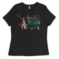 Black just a small town girl Ladies Tee - SublimationCraftShop