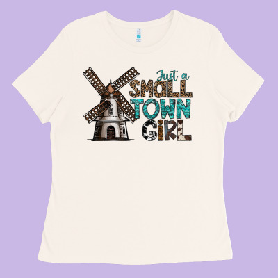 Just A Small Town Girl Ladies Tee Designed By Sublimationcraftshop