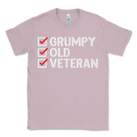 Lilac grumpy old veteran patriotic american military veteran t shirt Classic Tee - linhVisuals