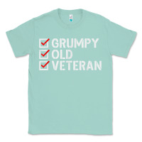 Seafoam grumpy old veteran patriotic american military veteran t shirt Classic Tee - linhVisuals