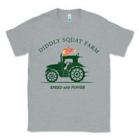 Heather Grey diddly squat farm green, tractor tee for farmer t shirt Classic Tee - linhVisuals