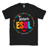 Black back to school teachers crew students   team esol teacher t shirt Classic Tee - linhVisuals
