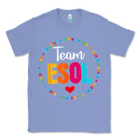 Colony Blue back to school teachers crew students   team esol teacher t shirt Classic Tee - linhVisuals