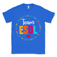 True Royal back to school teachers crew students   team esol teacher t shirt Classic Tee - linhVisuals