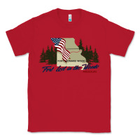 Red fort leonard wood fort lost in the woods missouri pullover hoodie Classic Tee - linhVisuals