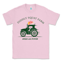 Bubblegum Pink diddly squat farm green, tractor tee for farmer t shirt Classic Tee - linhVisuals