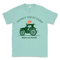 Seafoam diddly squat farm green, tractor tee for farmer t shirt Classic Tee - linhVisuals