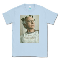 Dusty Blue hbo curb your enthusiasm larry david men's and women's t shirt Classic Tee - linhVisuals