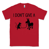 Red i don't give a rats ass, funny, jokes, sarcastic sayings t shirt Classic Tee - linhVisuals