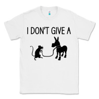 White i don't give a rats ass, funny, jokes, sarcastic sayings t shirt Classic Tee - linhVisuals