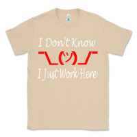 Mushroom i don't know i just work here     t shirt Classic Tee - linhVisuals