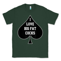Sports Green i love big fat cocks queen of spades t shirt Classic Tee - linhVisuals