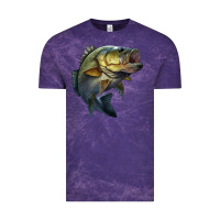 Cloud Purple jumping bass Vintage Tee - LillyAllenDesigns