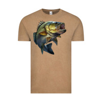 Vintage Coffee jumping bass Vintage Tee - LillyAllenDesigns