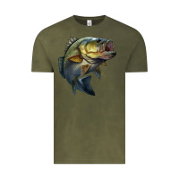 Vintage Olive jumping bass Vintage Tee - LillyAllenDesigns