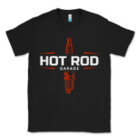 Black hot rod garage custom retro classic car spark plug t shirt Classic Tee - linhVisuals