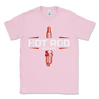 Bubblegum Pink hot rod garage custom retro classic car spark plug t shirt Classic Tee - linhVisuals