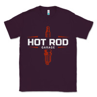 Plum hot rod garage custom retro classic car spark plug t shirt Classic Tee - linhVisuals