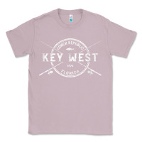 Lilac key west fl vintage crossed fishing rods t shirt Classic Tee - linhVisuals