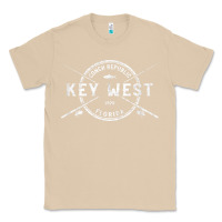 Mushroom key west fl vintage crossed fishing rods t shirt Classic Tee - linhVisuals