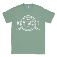 Sage key west fl vintage crossed fishing rods t shirt Classic Tee - linhVisuals