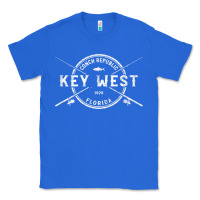 True Royal key west fl vintage crossed fishing rods t shirt Classic Tee - linhVisuals