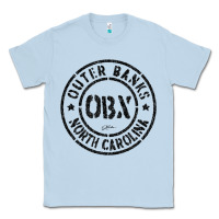 Dusty Blue jcombs outer banks, obx, nc t shirt Classic Tee - linhVisuals