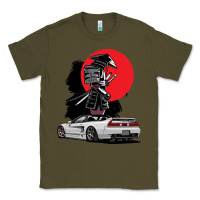 Army Green jdm nsx car tuning japan samurai drift import pullover hoodie Classic Tee - linhVisuals
