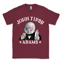 John Tipsy Adams President John Quincy Adams 4th Of July T Shirt Classic Tee | Teevron