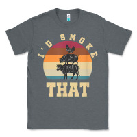 Charcoal Heather id smoke that funny smoked pork meat lover bbq gift barbecue t shirt Classic Tee - linhVisuals
