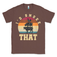 Chestnut id smoke that funny smoked pork meat lover bbq gift barbecue t shirt Classic Tee - linhVisuals