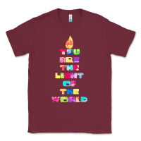 Burgundy light of the world godspell inspired musical theater t shirt Classic Tee - linhVisuals