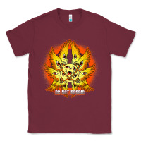 Burgundy biblically accurate angel meme ophanim be not afraid t shirt Classic Tee - linhVisuals