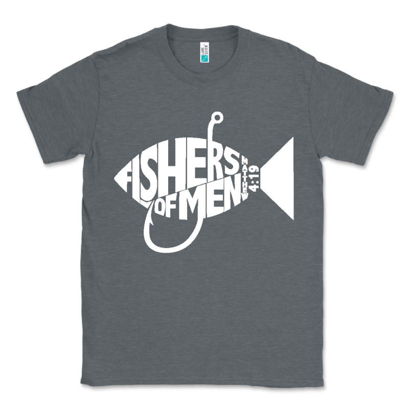 Matching Church Christian Group Bible Verse Fishers Of Men Pullover Ho Classic Tee by linhVisuals | Teevron