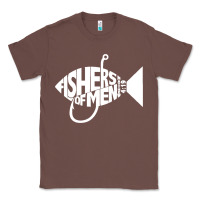 Chestnut matching church christian group bible verse fishers of men pullover ho Classic Tee - linhVisuals