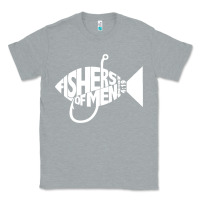 Heather Grey matching church christian group bible verse fishers of men pullover ho Classic Tee - linhVisuals