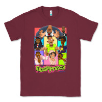 Burgundy The Fresh Prince of Bel-Air Classic Tee - linhVisuals