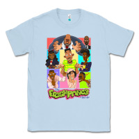 Dusty Blue The Fresh Prince of Bel-Air Classic Tee - linhVisuals