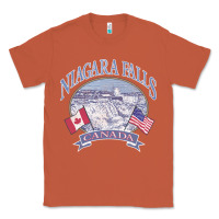 Copper americana niagara falls scene canada america flags sweatshirt Classic Tee - linhVisuals