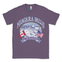 Lavender americana niagara falls scene canada america flags sweatshirt Classic Tee - linhVisuals