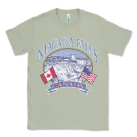 Matcha americana niagara falls scene canada america flags sweatshirt Classic Tee - linhVisuals