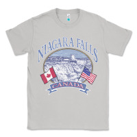 Moon Dust americana niagara falls scene canada america flags sweatshirt Classic Tee - linhVisuals