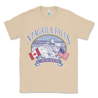 Mushroom americana niagara falls scene canada america flags sweatshirt Classic Tee - linhVisuals