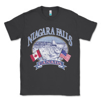 Smoke americana niagara falls scene canada america flags sweatshirt Classic Tee - linhVisuals