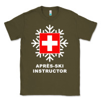 Army Green après ski instructor sweatshirt Classic Tee - linhVisuals