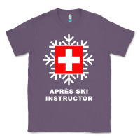 Lavender après ski instructor sweatshirt Classic Tee - linhVisuals