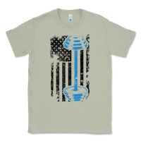American Flag Gym And Fitness  Weight Lifting Gift T Shirt Classic Tee | Teevron