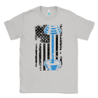 Moon Dust american flag gym and fitness  weight lifting gift t shirt Classic Tee - linhVisuals